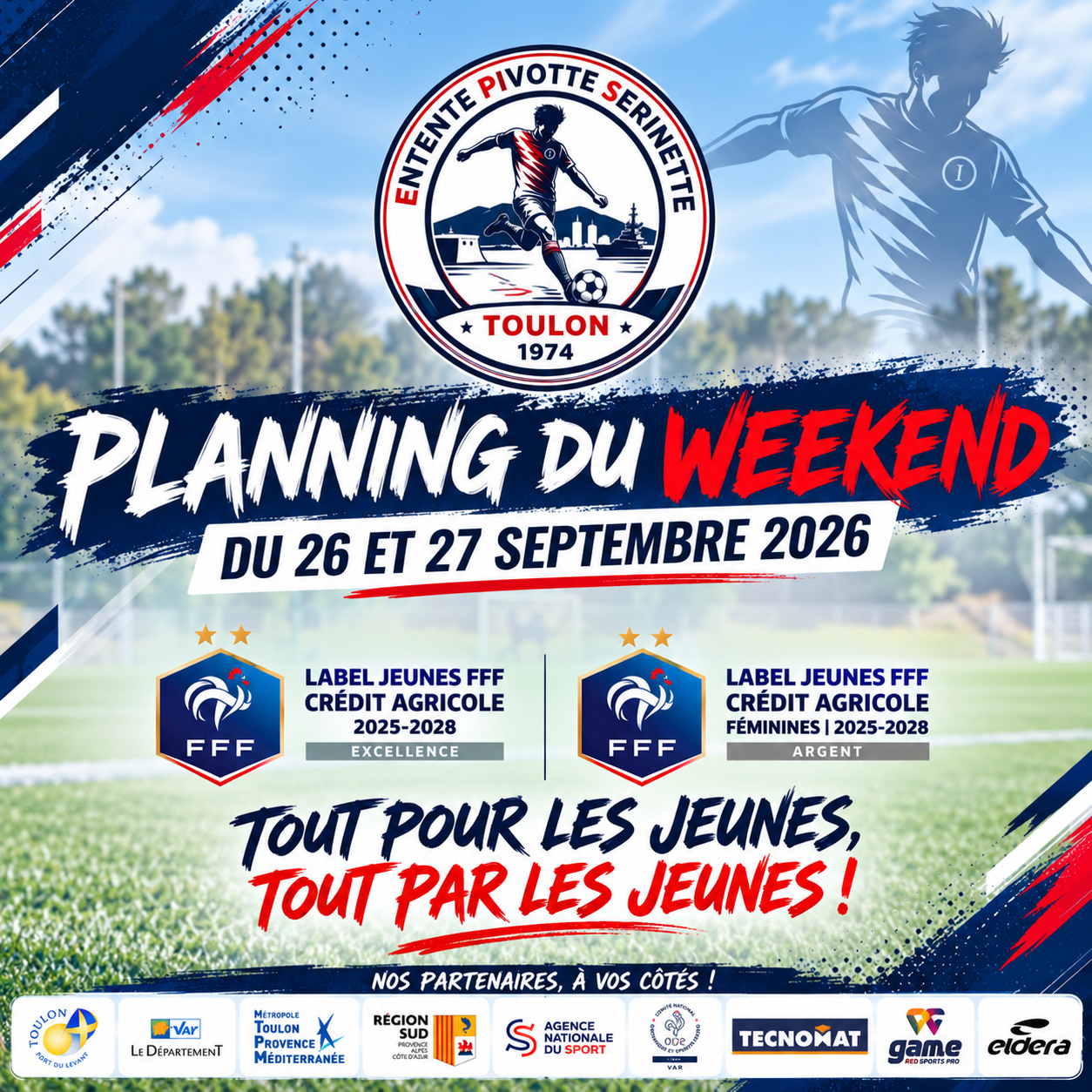 Le programme des rencontres du weekend du 26 et 27 septembre